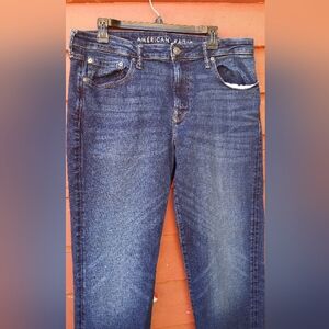 Like New American Eagle Slim Leg Blue Denim Jeans 36x32